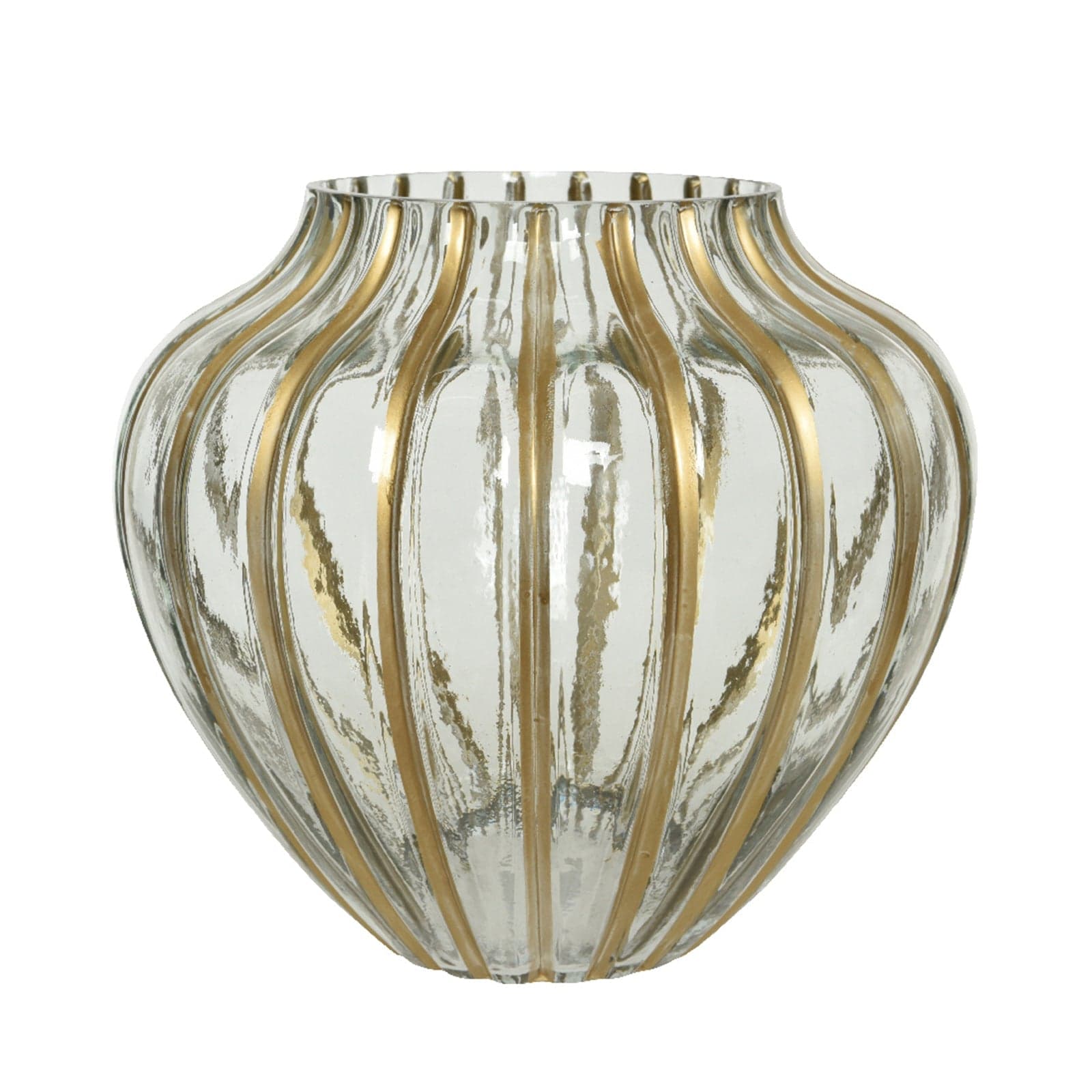 Vaso decorativo natalizio per composizioni in vetro lucido per interno - 7