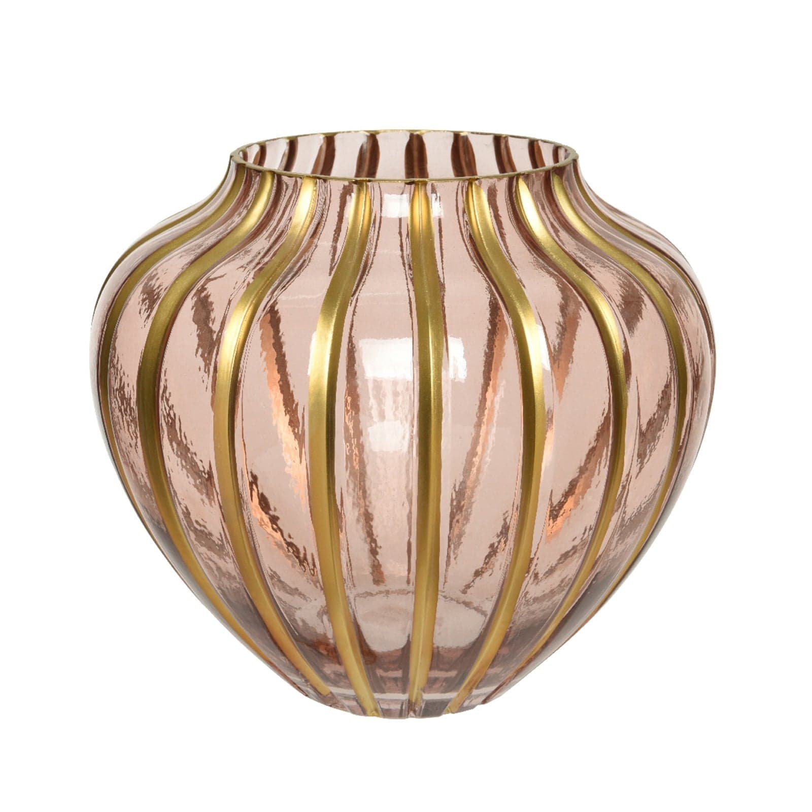 Vaso decorativo natalizio per composizioni in vetro lucido per interno - 8