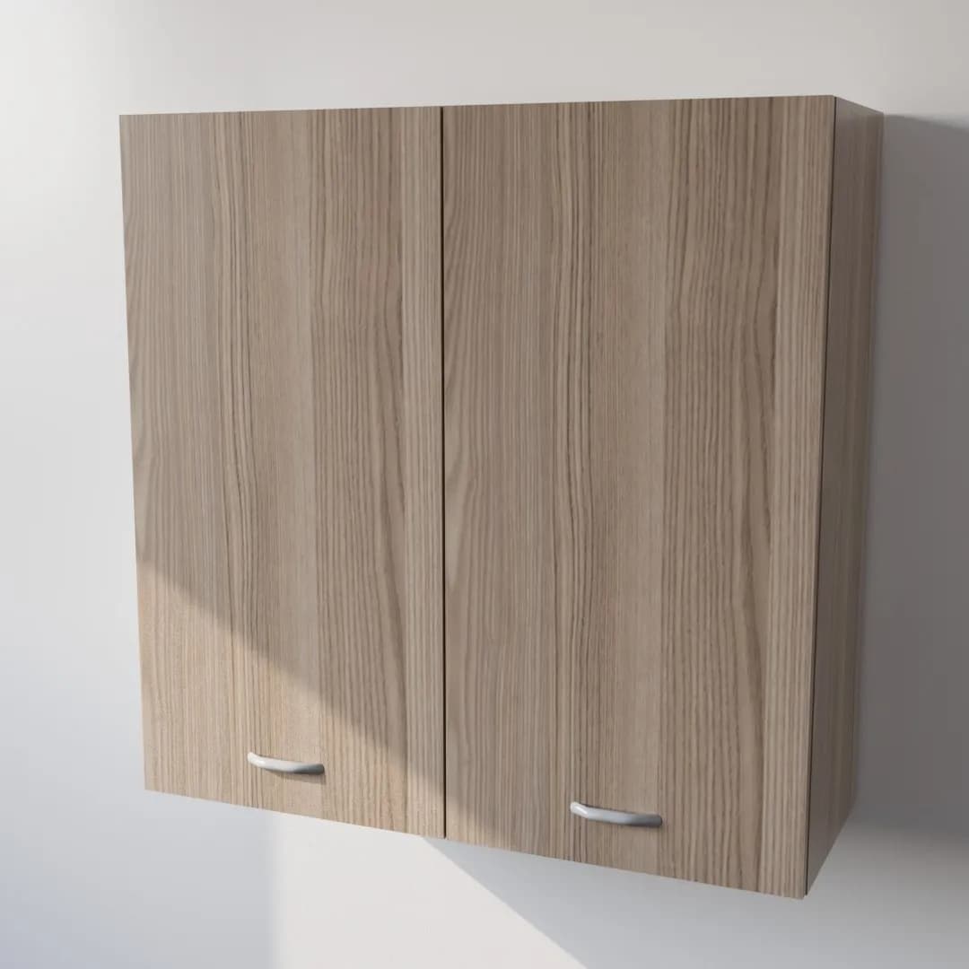 Pensile Scolapiatti Cucina con Ante in Legno Nobilitato Olmo Altezza 90 cm in prodotto Calandrelli - Napoli, commercioVirtuoso.it