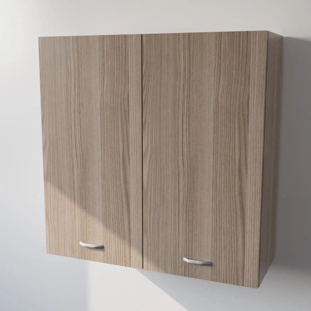 Pensile Scolapiatti Cucina con Ante in Legno Nobilitato Olmo Altezza 90 cm in prodotto Calandrelli - Napoli, commercioVirtuoso.it
