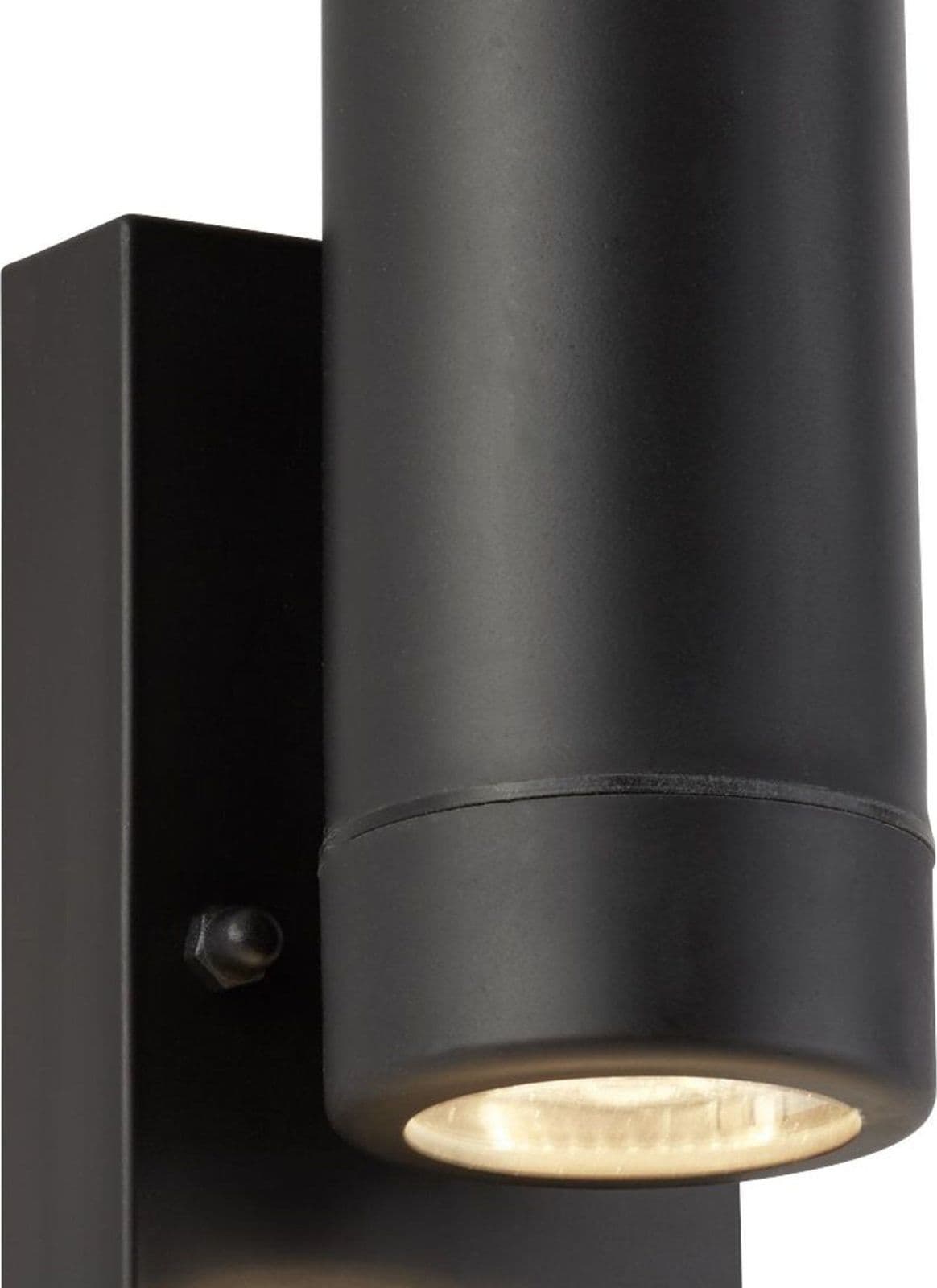 Applique Moderna Costiero Policarbonato Nero Trasparente 2 Luci Gu10 in Lampade da parete LuceArt - Montecorvino Pugliano, commercioVirtuoso.it