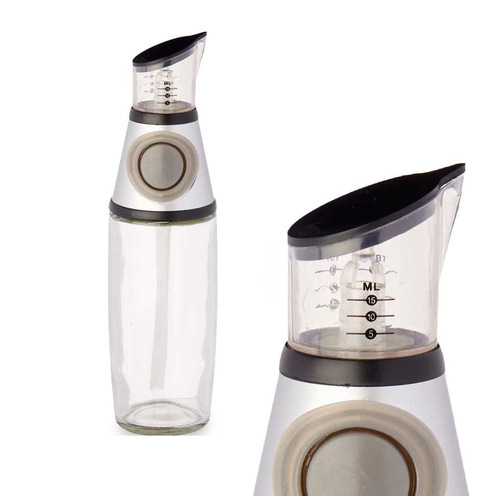 Oliera da Tavola con Regolazione Dosaggio 500ml Vetro ABS Silicone H28cm in Salvagoccia Danyx - Casoria, commercioVirtuoso.it