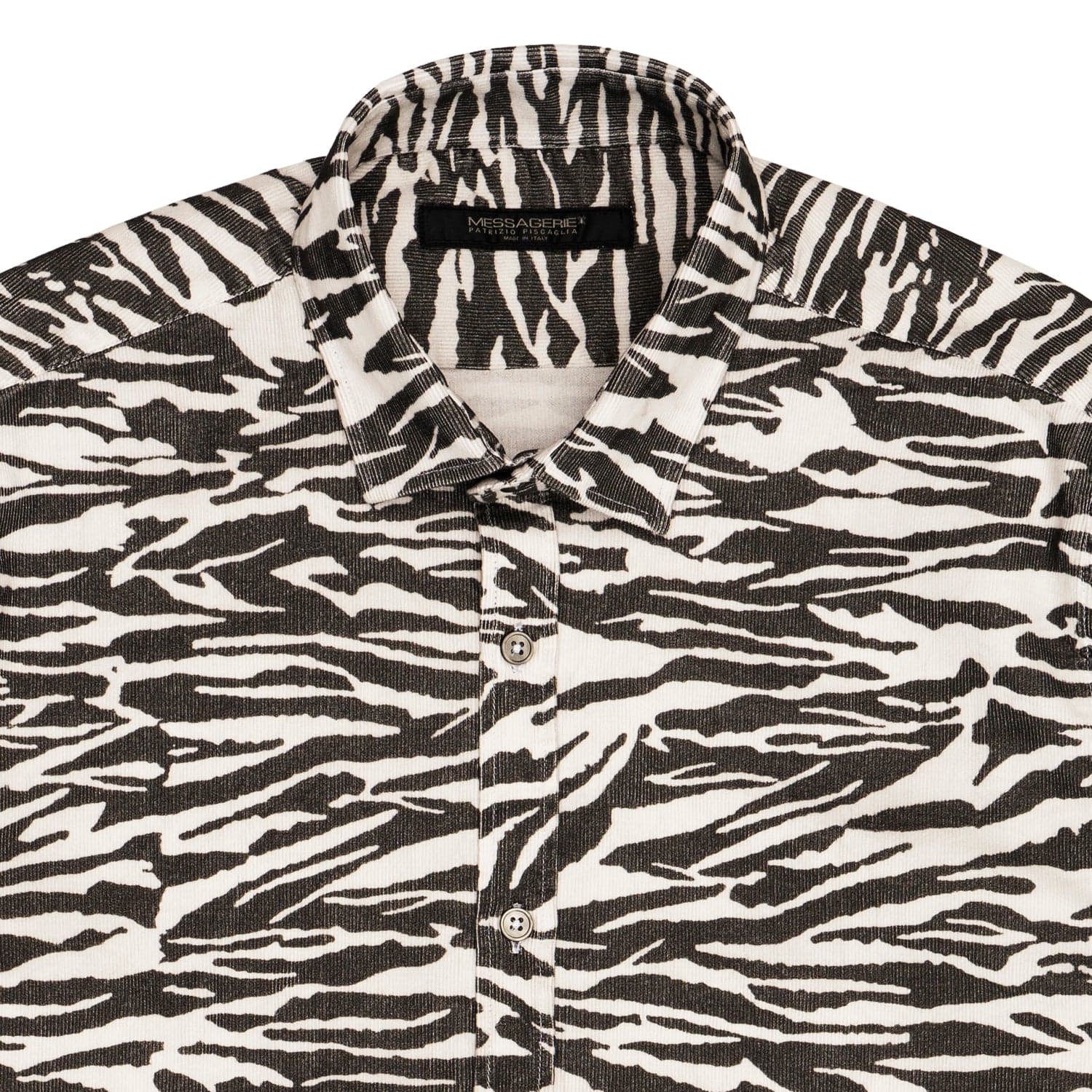 MESSAGERIE Camicia Uomo Messagerie Steno Bianco Lana da uomo in Camicie casual Drestige - Casamassima, commercioVirtuoso.it