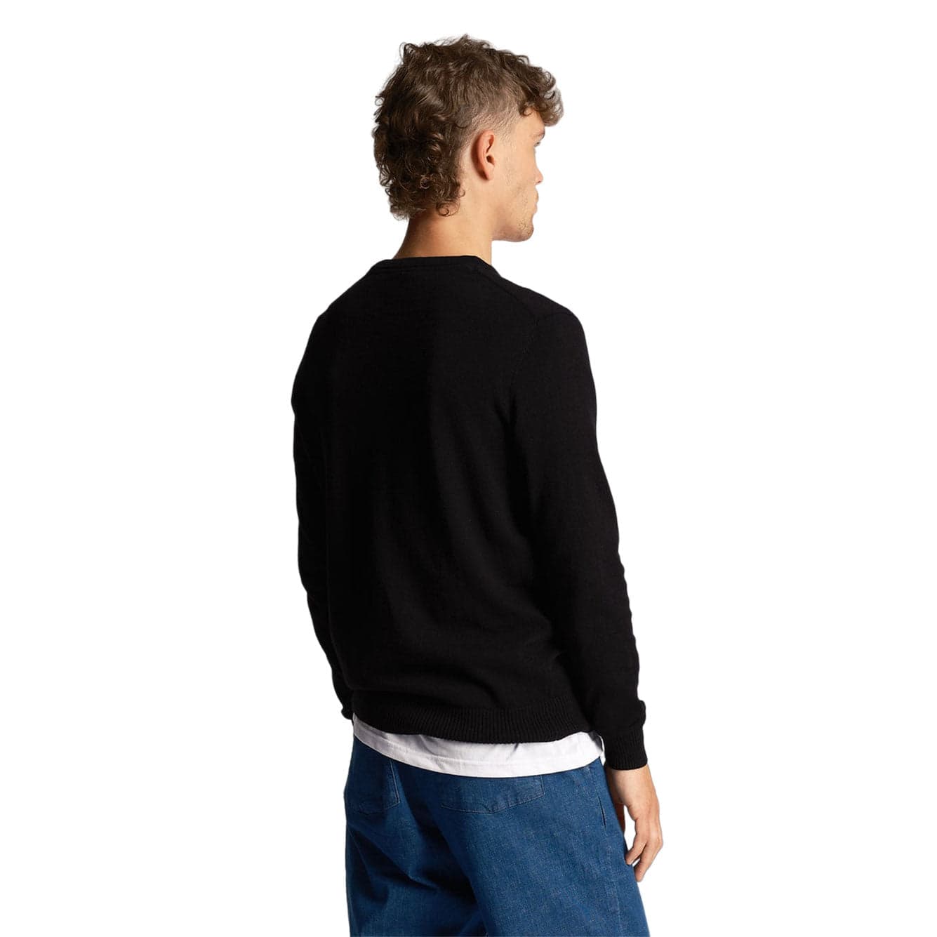 LYLE &amp; SCOTT Maglia Lyle &amp; Scott Crew Neck Cotton Merino Jumper da uomo in Maglioni Drestige - Casamassima, commercioVirtuoso.it