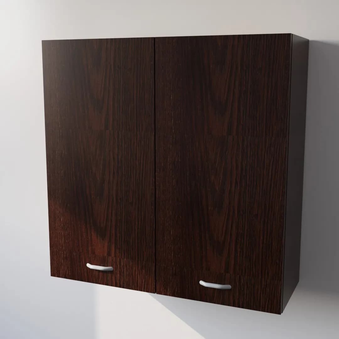 Pensile Scolapiatti Cucina con Ante in Legno Nobilitato Wenge Altezza 90 cm in prodotto Calandrelli - Napoli, commercioVirtuoso.it
