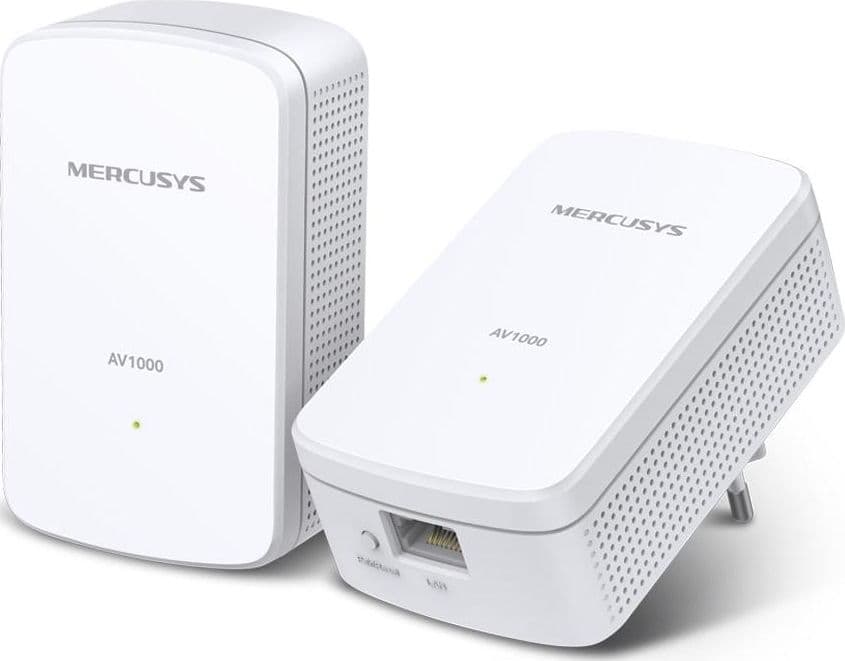 Powerline Mercusys Homeplug AV2 fino a 1000Mbps - MP500KIT in Adattatori PowerLAN Innovamy.it - Milano, commercioVirtuoso.it