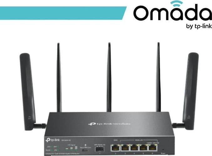 Omada Router VPN Gigabit AX3000 4G+ Cat6 - ER706W-4G in  Innovamy.it - Milano, commercioVirtuoso.it