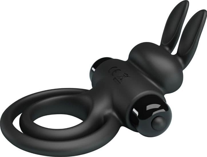 PRETTY LOVE - ANELLO VIBRATOR III RABBIT PER PENE NERO in prodotto Desideria Shop - Latina, commercioVirtuoso.it
