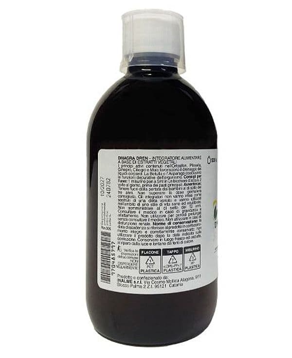 Dmagra dren 500 ml drenante con Aloe vera, Pilosella, Betula, Asparago, Ortosifonide, Ciliegio per il drenaggio dei liquidi in Diuretici AlBio Sicily - Misilmeri, commercioVirtuoso.it