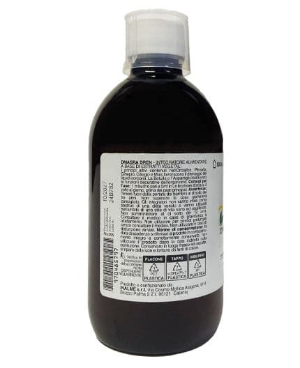 Dmagra dren 500 ml drenante con Aloe vera, Pilosella, Betula, Asparago, Ortosifonide, Ciliegio per il drenaggio dei liquidi in Diuretici AlBio Sicily - Misilmeri, commercioVirtuoso.it