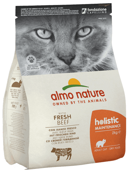 Almo Nature Holistic Maintenance gusto Manzo per Gatti Adulti in Secco 101 Market - Poggibonsi, commercioVirtuoso.it