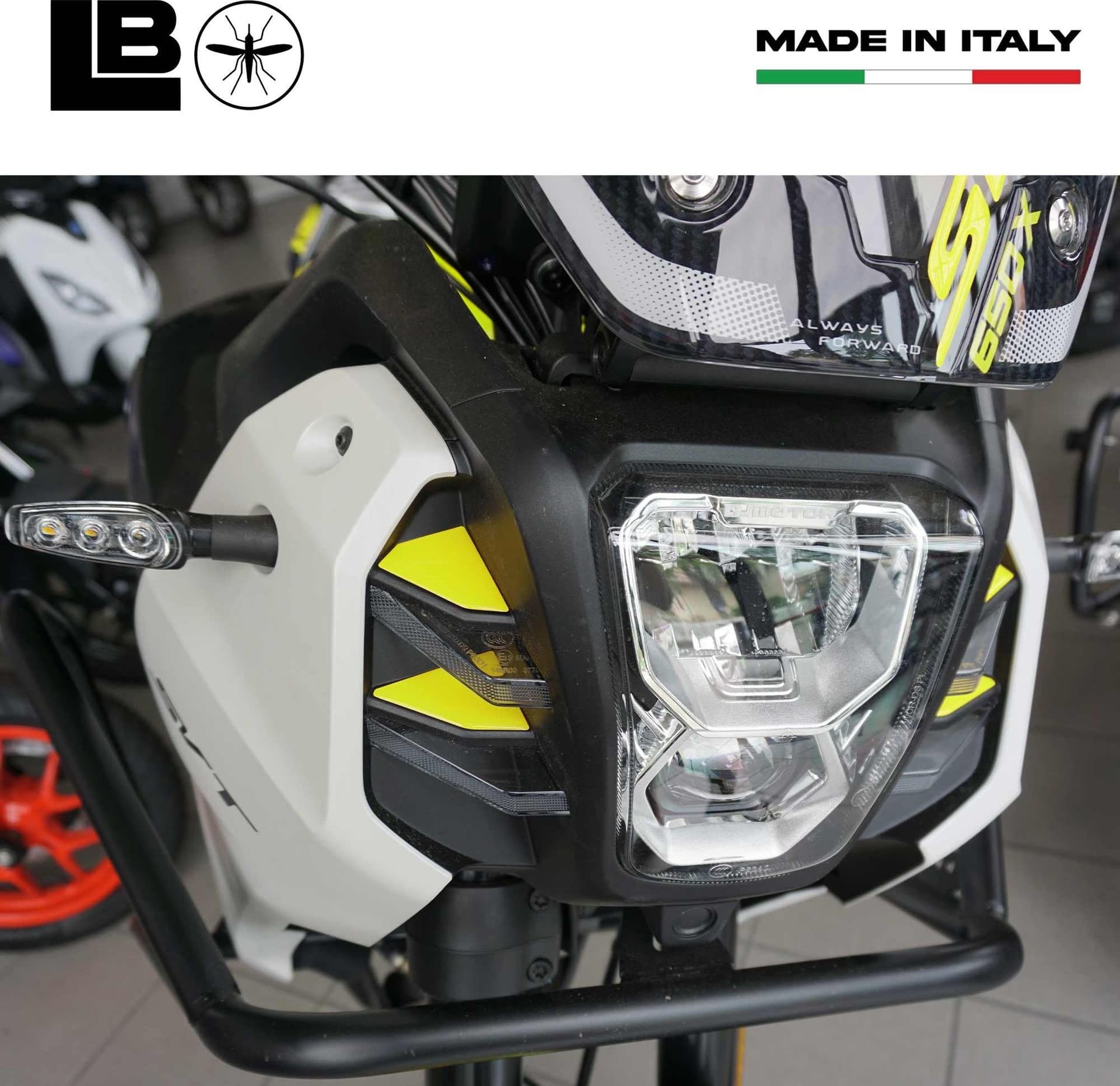 Adesivi 3D Protezioni Frontali Cupolino moto compatibili con QJ Motor SVT 650 X in Decalcomanie adesivi e magneti LabelBike - Bibbiano, commercioVirtuoso.it