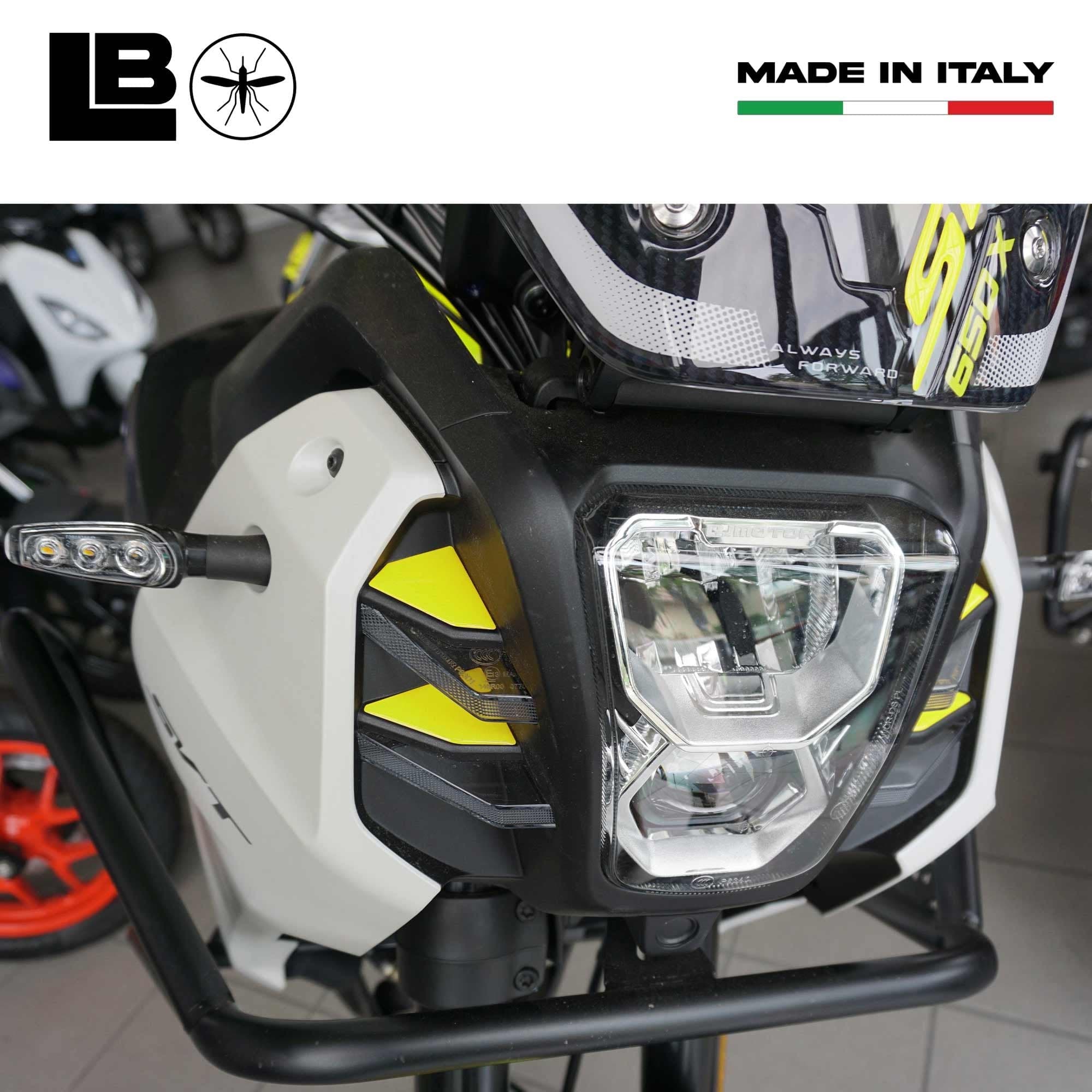 Adesivi 3D Protezioni Frontali Cupolino moto compatibili con QJ Motor SVT 650 X in Decalcomanie adesivi e magneti LabelBike - Bibbiano, commercioVirtuoso.it