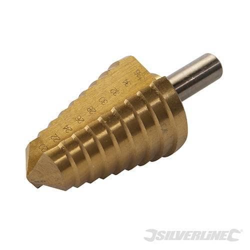 Fresa a gradino rivestita in titanio HSS per la perforazione varie misure silverline Silverline