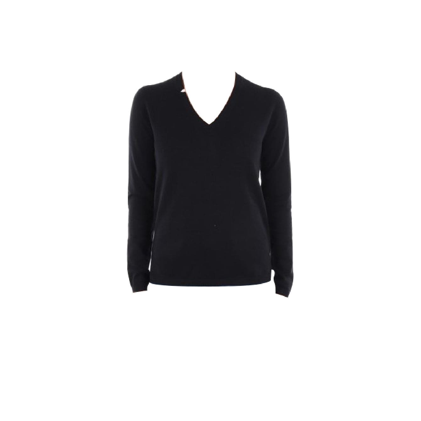 SUN68 Sun68 - V Neck Solid L/s Nero K30201