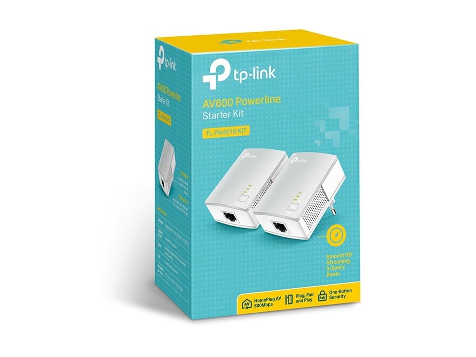 Coppia powerline AV600 porta Ethernet TP-Link TL-PA4010 KIT in Adattatori PowerLAN Innovamy.it - Milano, commercioVirtuoso.it