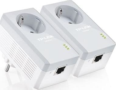 Kit 2 powerline con Shuko passante 1 port LAN TL-PA4010P KIT in Adattatori PowerLAN Innovamy.it - Milano, commercioVirtuoso.it