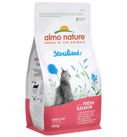 Almo Nature Holistic Sterilised gusto Salmone per Gatti Adulti in Secco 101 Market - Poggibonsi, commercioVirtuoso.it
