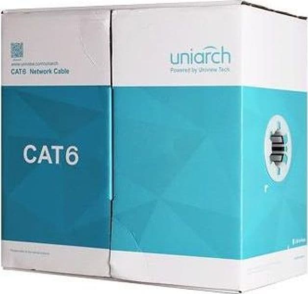 Cavo ethernet CAT6 UTP PVC 8 poli,CCA Rame Allumin.100metri - 2
