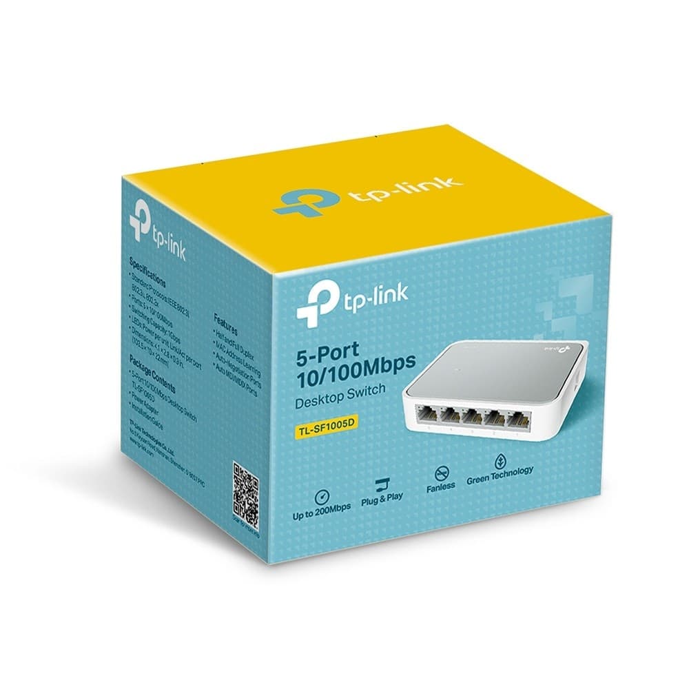 Switch Desktop 5 Porte RJ45 10/100Mbps TL-SF1005D in  Innovamy.it - Milano, commercioVirtuoso.it