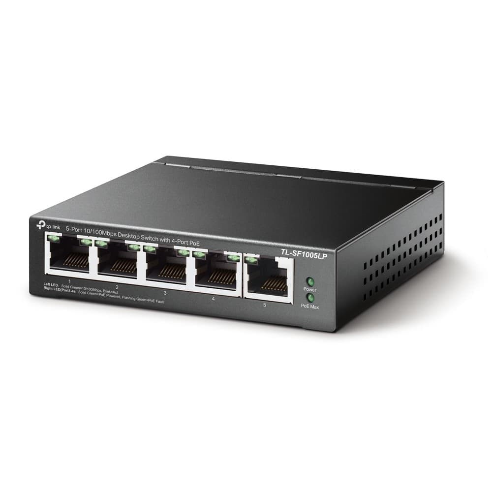 Switch Desktop 5 porte 10/100Mbps con 4-Port PoE TL-SF1005LP in  Innovamy.it - Milano, commercioVirtuoso.it