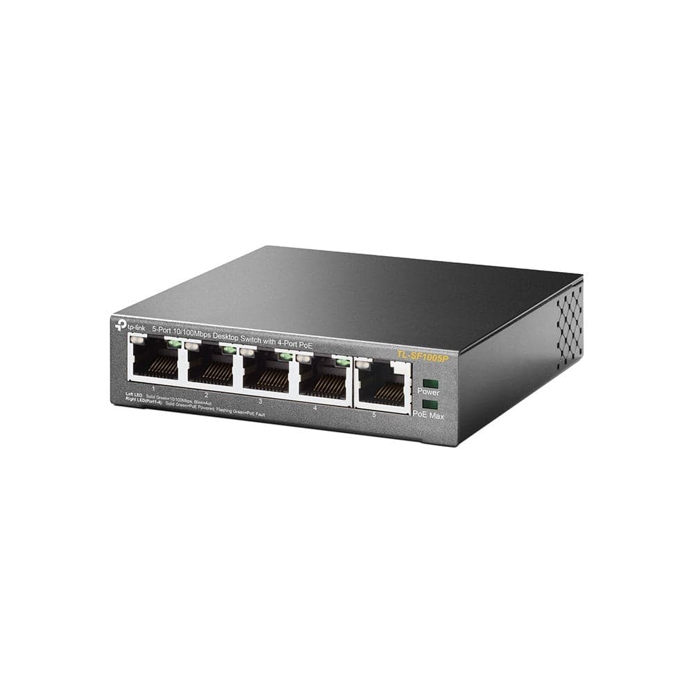 Switch desktop 5 porte 10/100Mbps 4 PoE TP Link TL-SF1005P in Cavi di alimentazione Innovamy.it - Milano, commercioVirtuoso.it