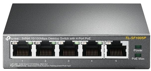 Switch desktop 5 porte 10/100Mbps 4 PoE TP Link TL-SF1005P in Cavi di alimentazione Innovamy.it - Milano, commercioVirtuoso.it