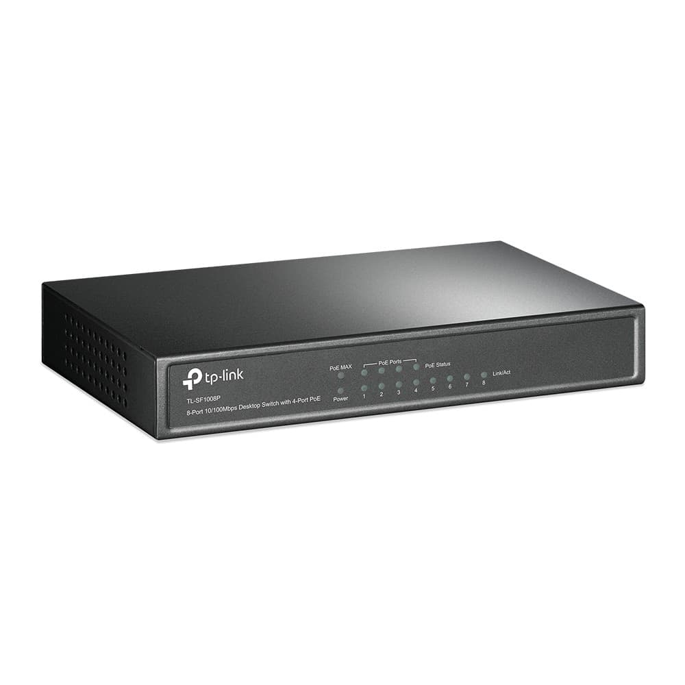 Switch desktop 10/100Mbit 8 porte con 4 porte PoE TL-SF1008P in  Innovamy.it - Milano, commercioVirtuoso.it