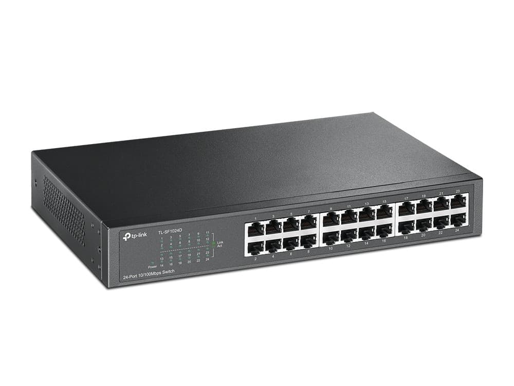 Switch desktop 24 porte 10/100Mbps in acciaio TL-SF1024D in  Innovamy.it - Milano, commercioVirtuoso.it