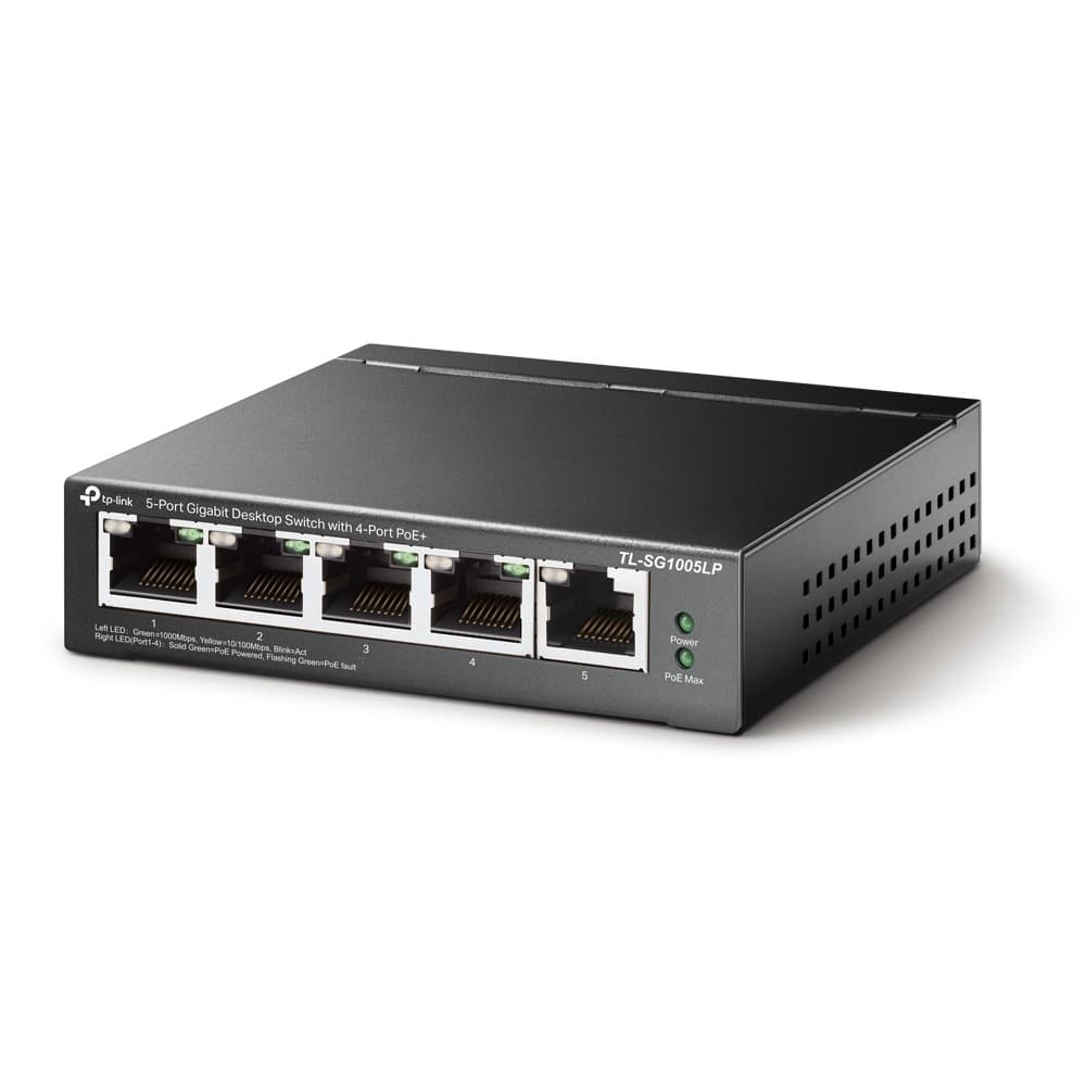 Switch desktop 5 porte Gigabit 4 porte PoE+ TL-SG1005LP in  Innovamy.it - Milano, commercioVirtuoso.it