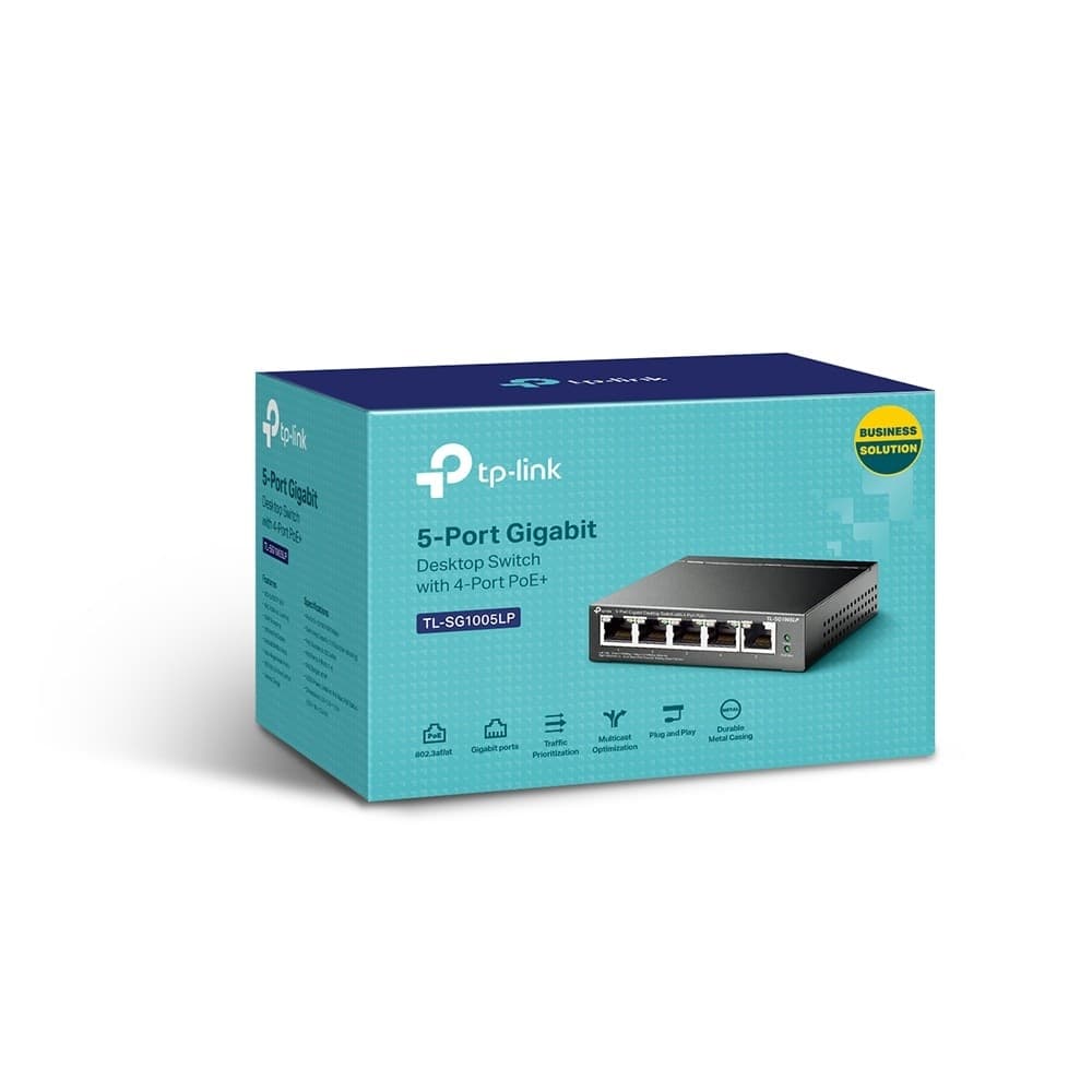 Switch desktop 5 porte Gigabit 4 porte PoE+ TL-SG1005LP in  Innovamy.it - Milano, commercioVirtuoso.it