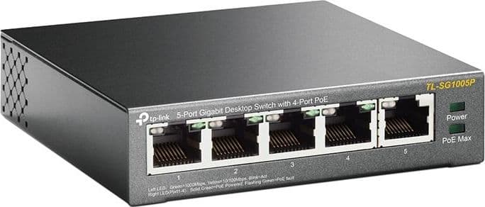 PoE switch 5 porte Gbit 4 PoE max 56W TP-Link TL-SG1005P in  Innovamy.it - Milano, commercioVirtuoso.it