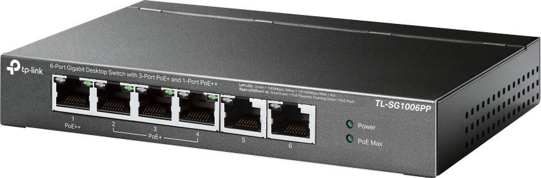 Switch Desktop 6 Porte Gigabit di cui 3 PoE+ e 1 PoE++ in  Innovamy.it - Milano, commercioVirtuoso.it
