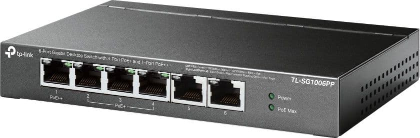 Switch Desktop 6 Porte Gigabit di cui 3 PoE+ e 1 PoE++ in  Innovamy.it - Milano, commercioVirtuoso.it