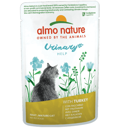 Almo Nature Bustina Urinary Help gusto Tacchino per Gatti Adulti 70gr