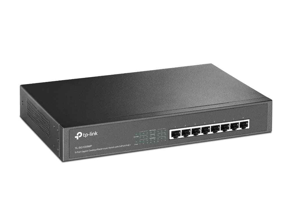 Switch desktop/rack Gigabit 8 porte PoE+ TL-SG1008MP in  Innovamy.it - Milano, commercioVirtuoso.it