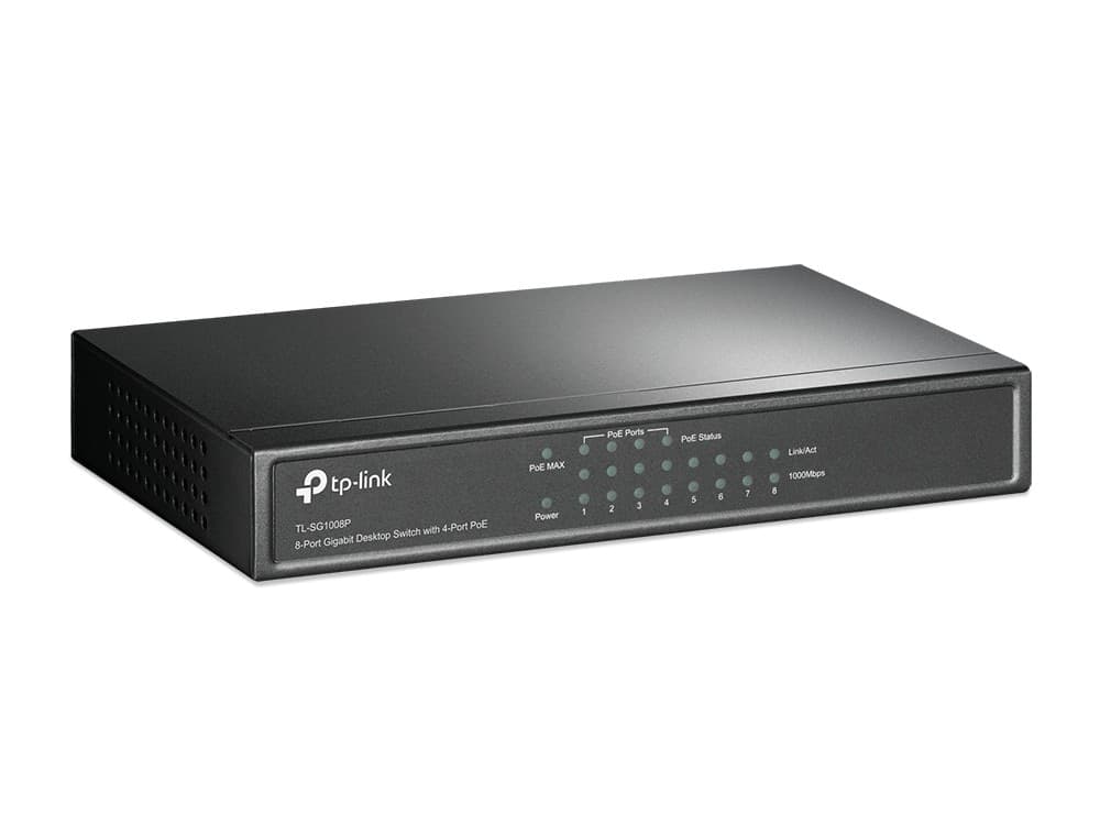 Desktop switch 8 porte gigabit 4 porte PoE 55W TL-SG1008P in  Innovamy.it - Milano, commercioVirtuoso.it