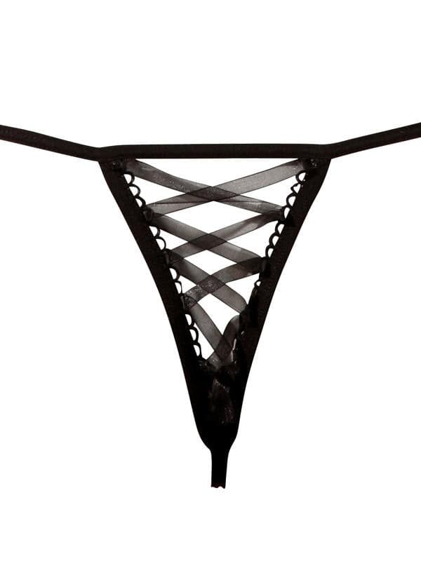 Riostring Aperto con Rosa Nero Pizzo in Accessori Mettimelo.it - Casoria, commercioVirtuoso.it