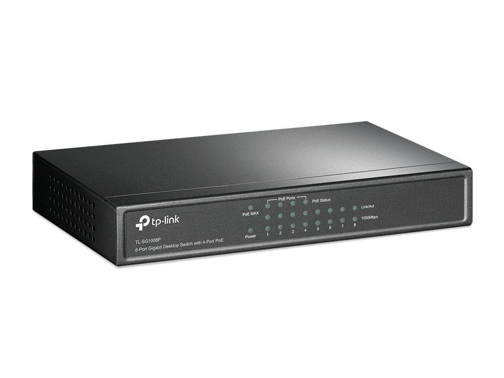 Desktop switch 8 porte gigabit 4 porte PoE 55W TL-SG1008P in  Innovamy.it - Milano, commercioVirtuoso.it