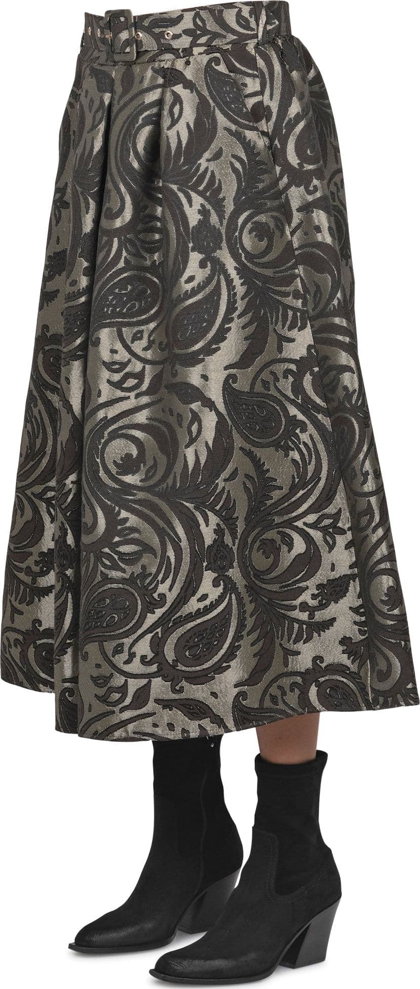 LA FEMME BLANCHE La Femme Blanche - Gonna - 461378 - Beige/Nero da donna in Gonne Drestige - Casamassima, commercioVirtuoso.it
