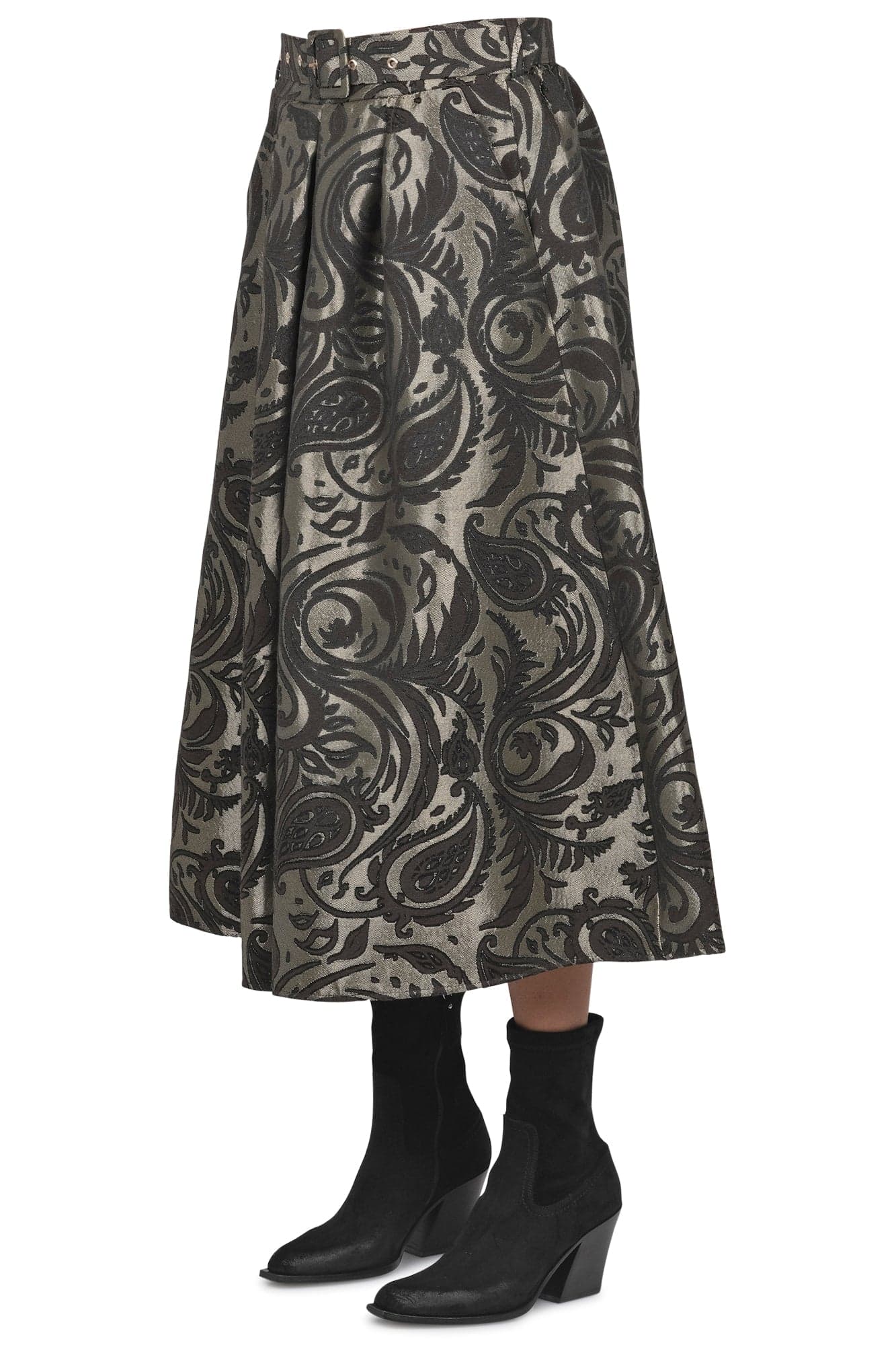 LA FEMME BLANCHE La Femme Blanche - Gonna - 461378 - Beige/Nero da donna in Gonne Drestige - Casamassima, commercioVirtuoso.it