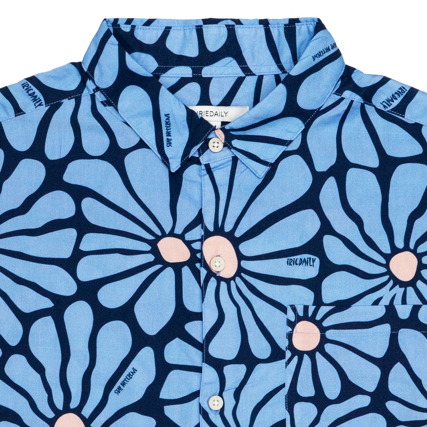IRIEDAILY Camicia Resorio Shirt [dove blue] da uomo in Camicie casual Drestige - Casamassima, commercioVirtuoso.it
