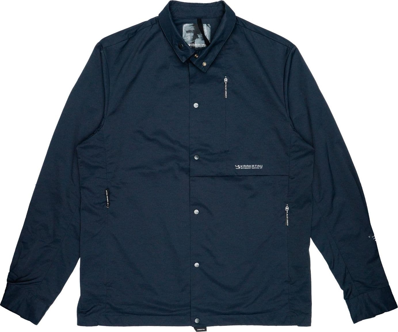 KRAKATAU Giacca Zitmo Overshirt D.Navy da uomo
