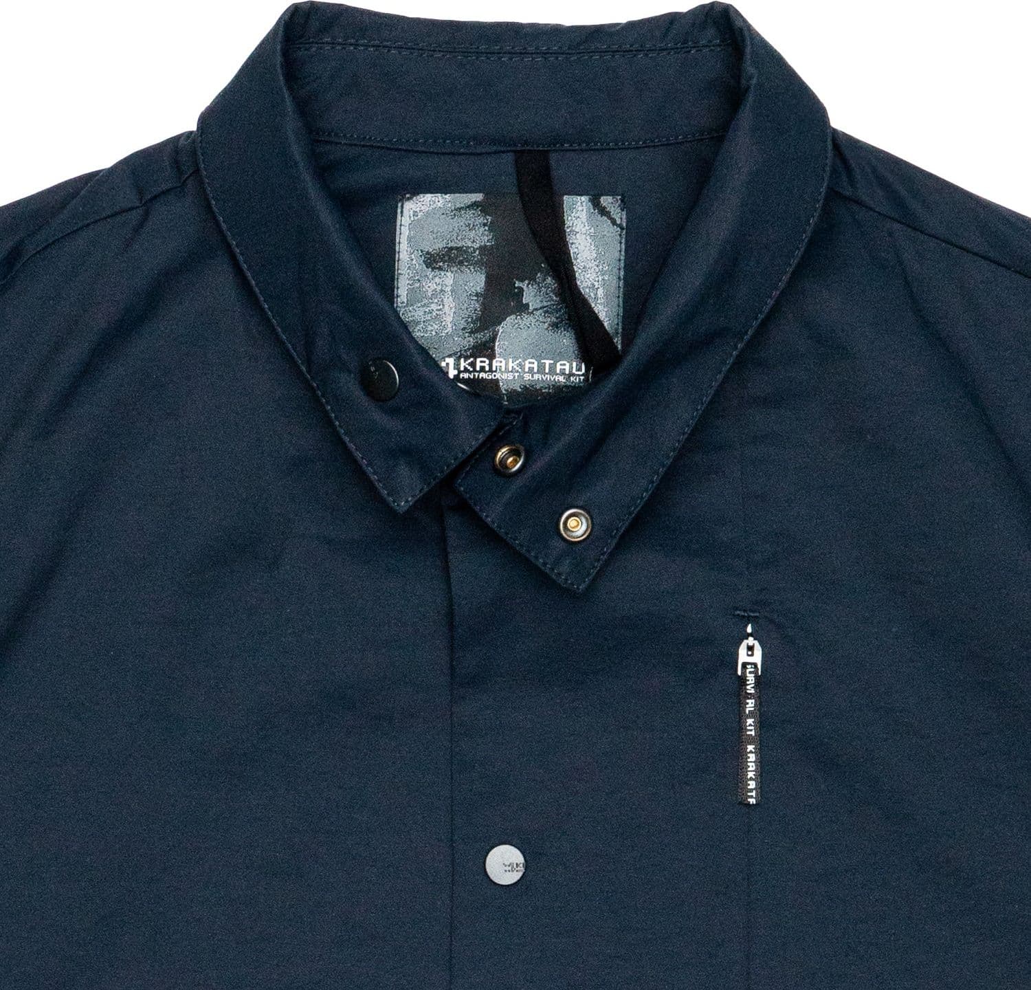 KRAKATAU Giacca Zitmo Overshirt D.Navy da uomo in Giacche Drestige - Casamassima, commercioVirtuoso.it