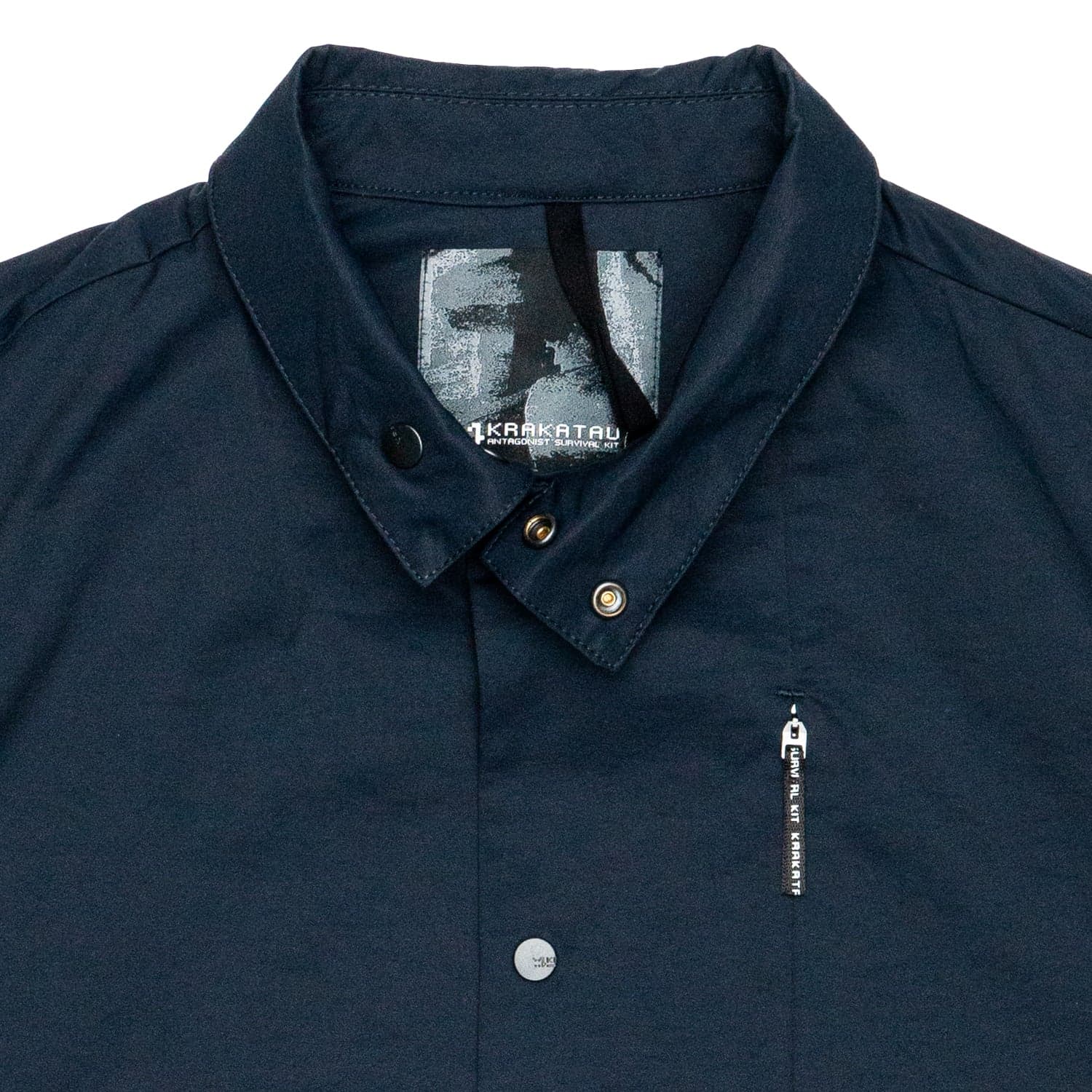 KRAKATAU Giacca Zitmo Overshirt D.Navy da uomo in Giacche Drestige - Casamassima, commercioVirtuoso.it
