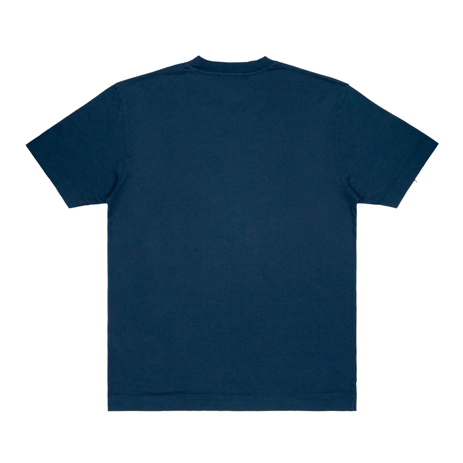 WOOL &amp; CO T-shirt Paricollo Cotone Mako Bleu MM da uomo in T-shirt Drestige - Casamassima, commercioVirtuoso.it