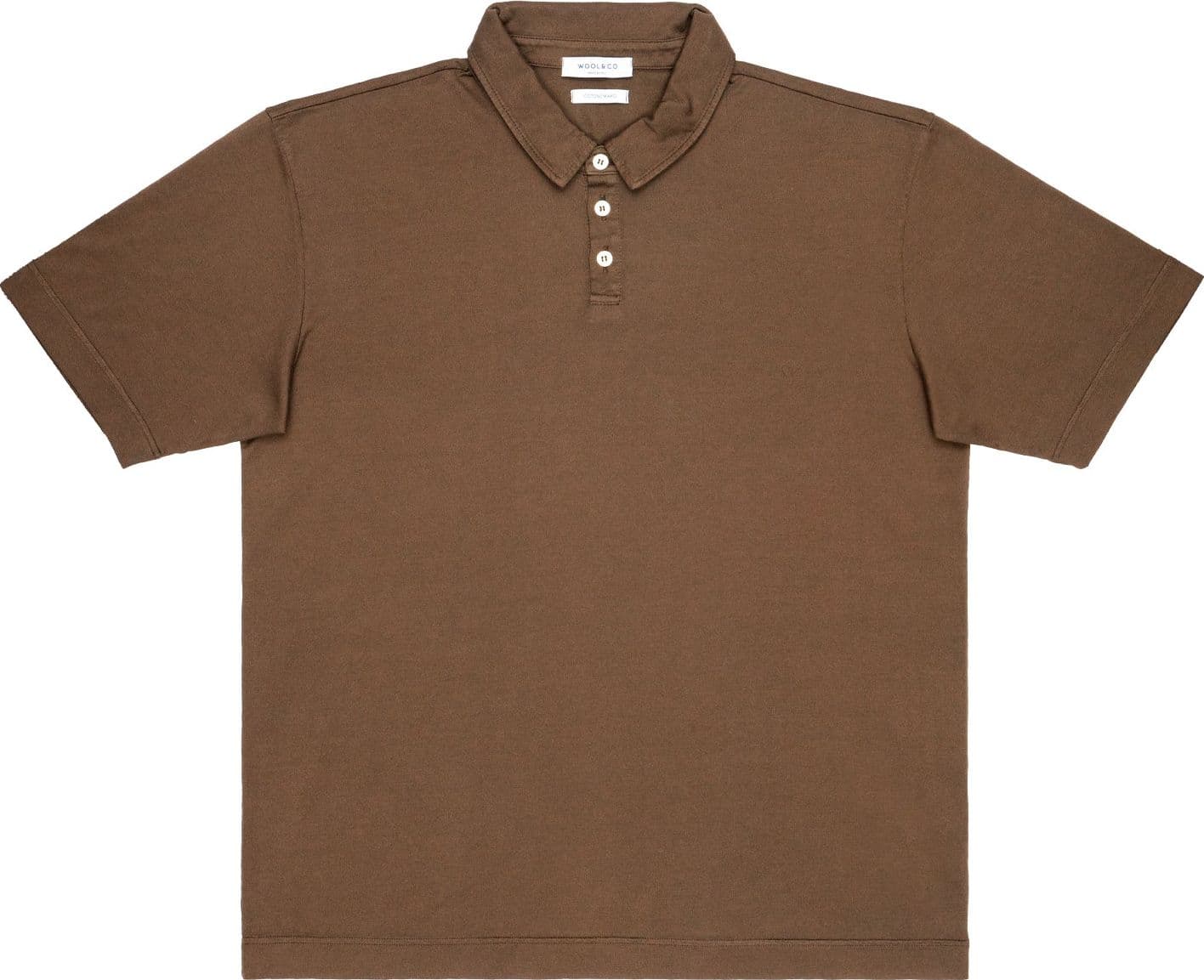 WOOL &amp; CO Polo Cotone Mako Colonial MM da uomo
