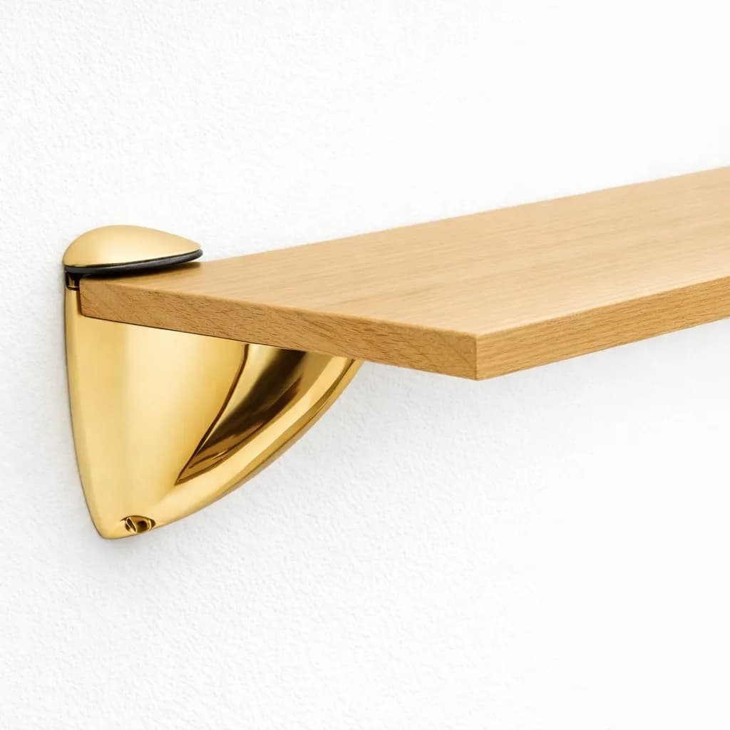 Coppia di Reggimensola Ottone per Piani in Legno in prodotto Calandrelli - Napoli, commercioVirtuoso.it