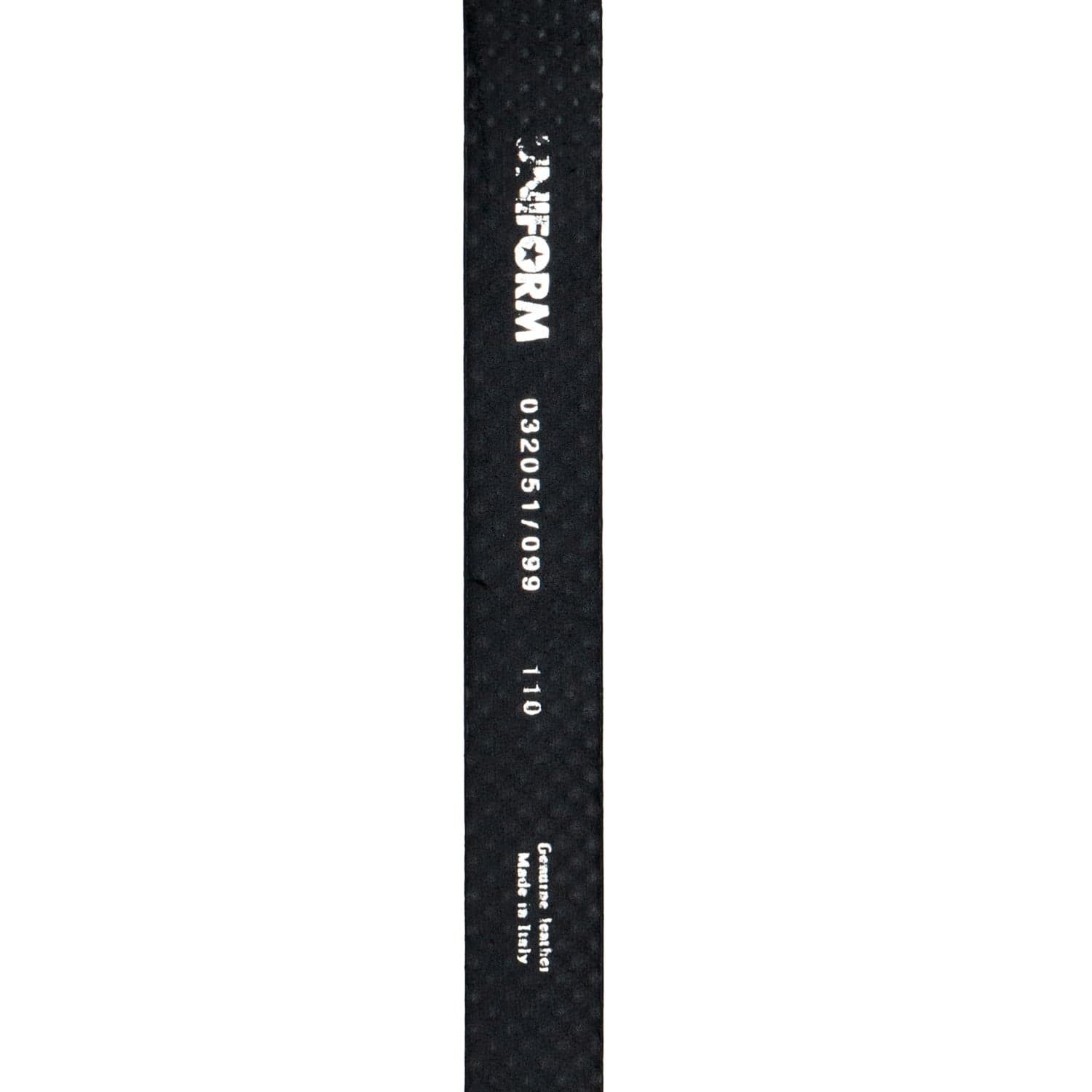 UNIFORM Cintura British Leather Belt Black da uomo in Cinture Drestige - Casamassima, commercioVirtuoso.it