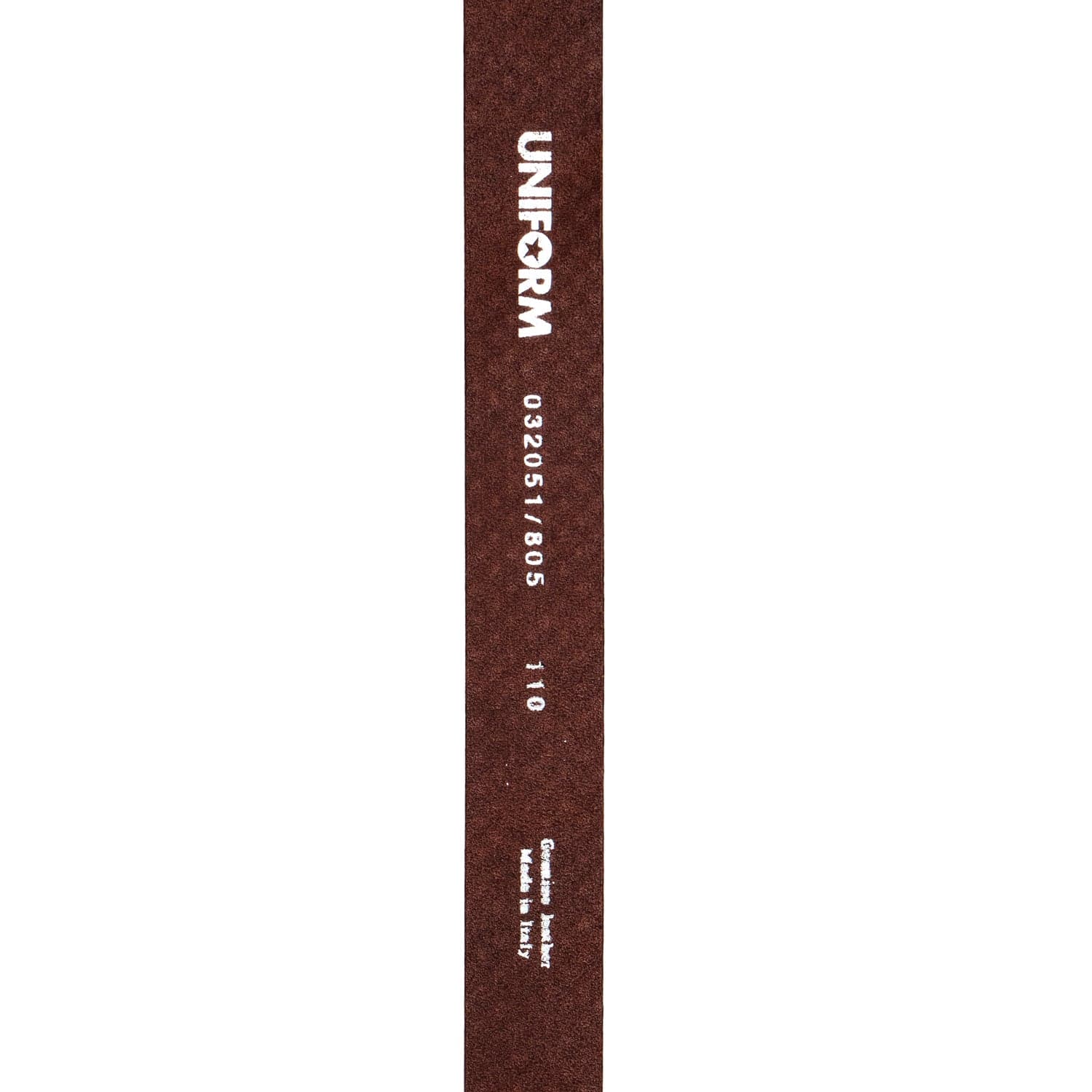 UNIFORM Cintura British Leather Belt Brown da uomo in Cinture Drestige - Casamassima, commercioVirtuoso.it